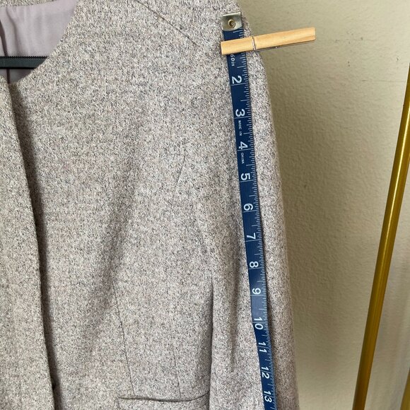 Ann Taylor 6P Silver Tweed Blazer Chanel Style Power Piece - Picture 12 of 13